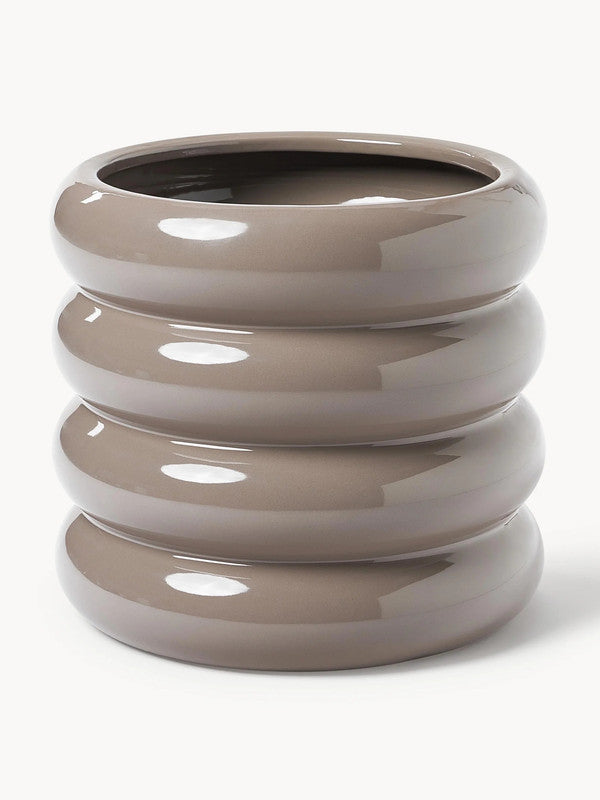 Rudiy Stoneware Planter, height 30 cm