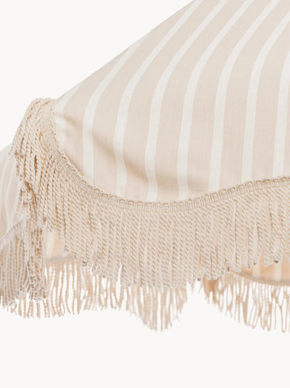 Retro Tilting Parasol with Fringes